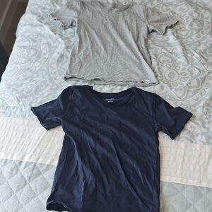 Classic Gray and Navy Kids' Tees